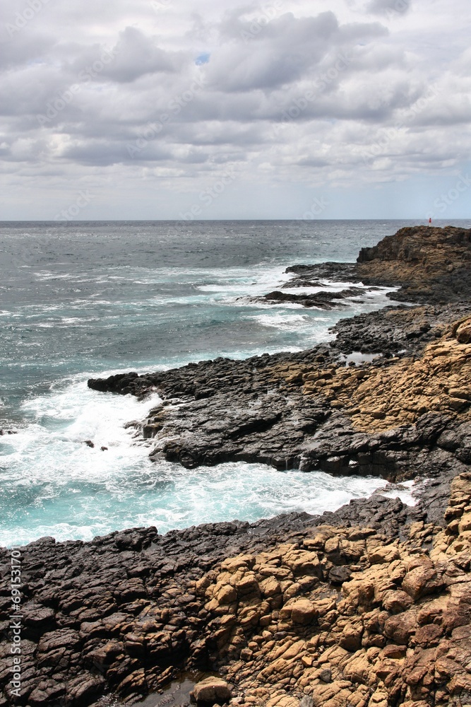 Coast landscape in Kiama, New South Wales