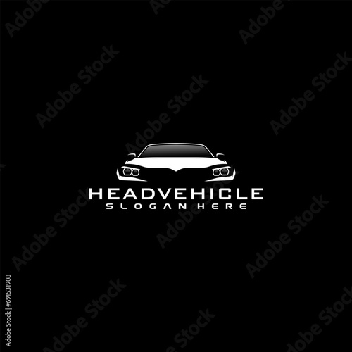 Car Headlight Restoration Icon Vector Logo Design