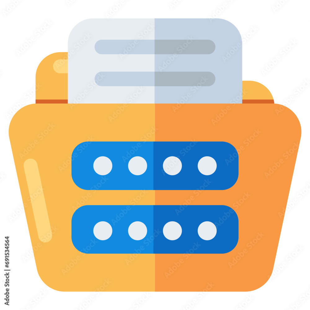 Premium download icon of folder password Premium download icon of folder password
