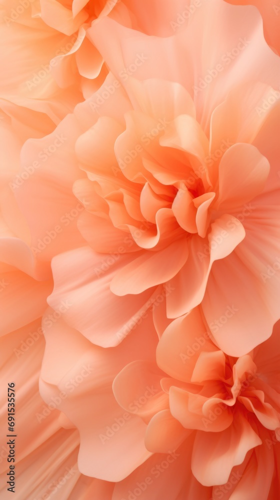 Abstract Elegance in Flowing Peach Fuzz Fabric Drapery. Abstract Elegance in Flowing Peach Fuzz Fabric Drapery.