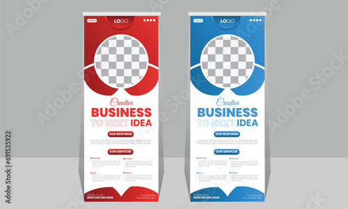 Creative Professional Business Rollup Banner Design Template