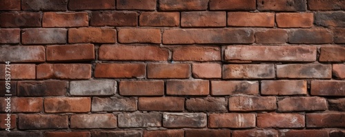Vintage brick wall  textured background