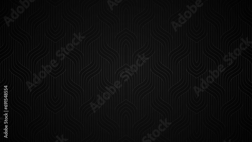 Background line pattern modern curve black dark