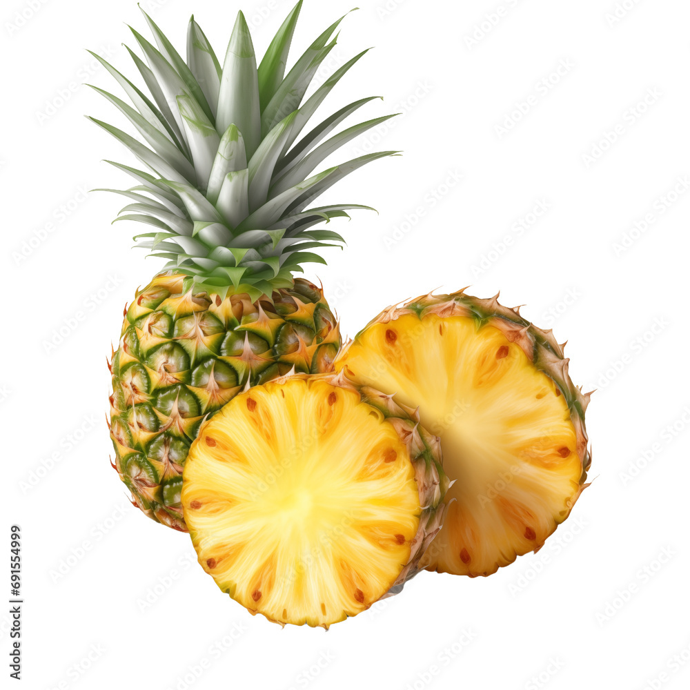 pineapple isolated on transparent background pineapple isolated on transparent background