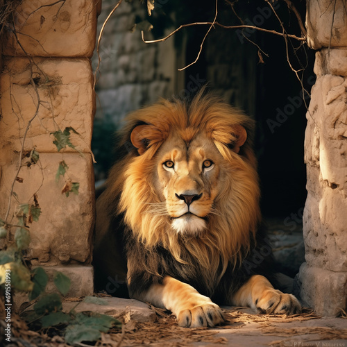 the lion's gaze