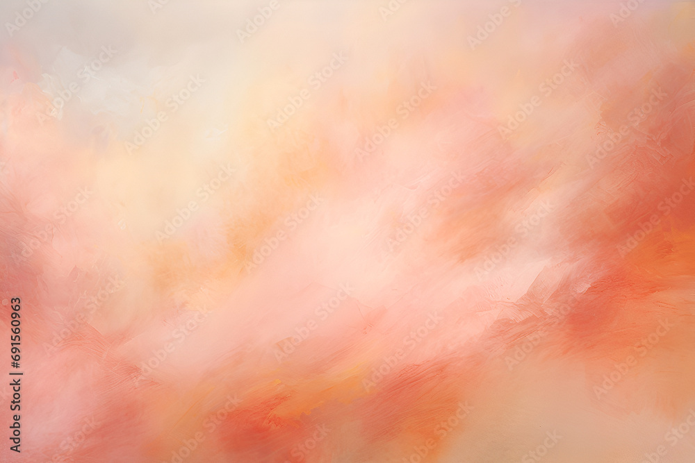 An abstract blend of peach tones and soft textures creating a soothing and artistic backdrop. Image is excellent for art therapy centers, interior decor, as calming artwork for healthcare facilities.