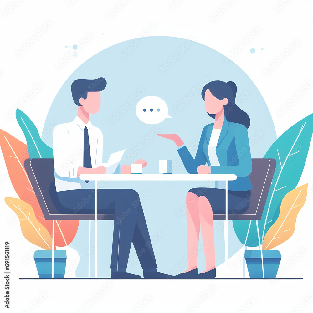 business meeting in the office ai generative business meeting in the office ai generative