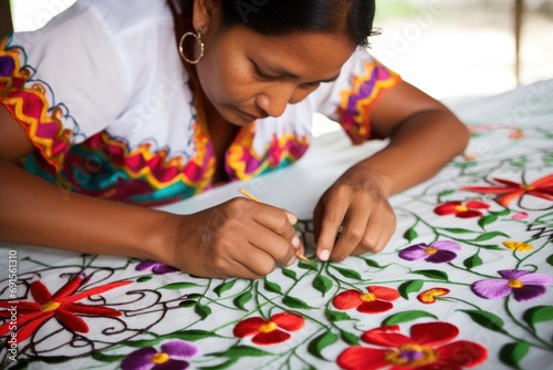 Guna Yala Heritage Unveiled Vibrant Panama Mola Tapestry photo