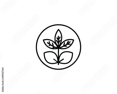 Non toxic leaf nature icon vector symbol design illustration