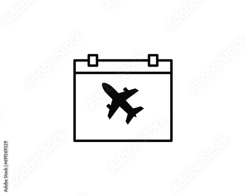 Travel icon vector symbol design illustration