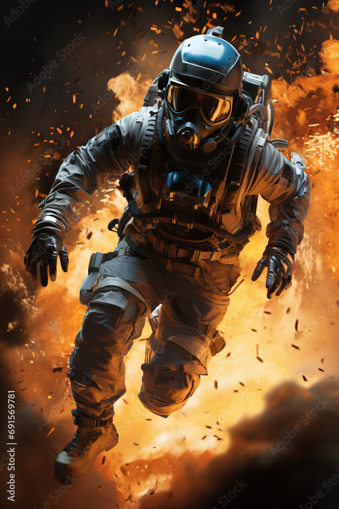 astronaut in space astronaut in space