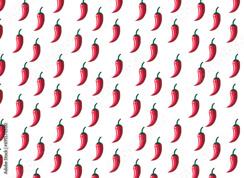 Pepper theme background, foods for design, with pepper pattern, background for foods or textile