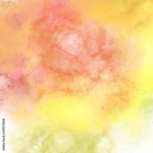 abstract red yellow watercolor painting background