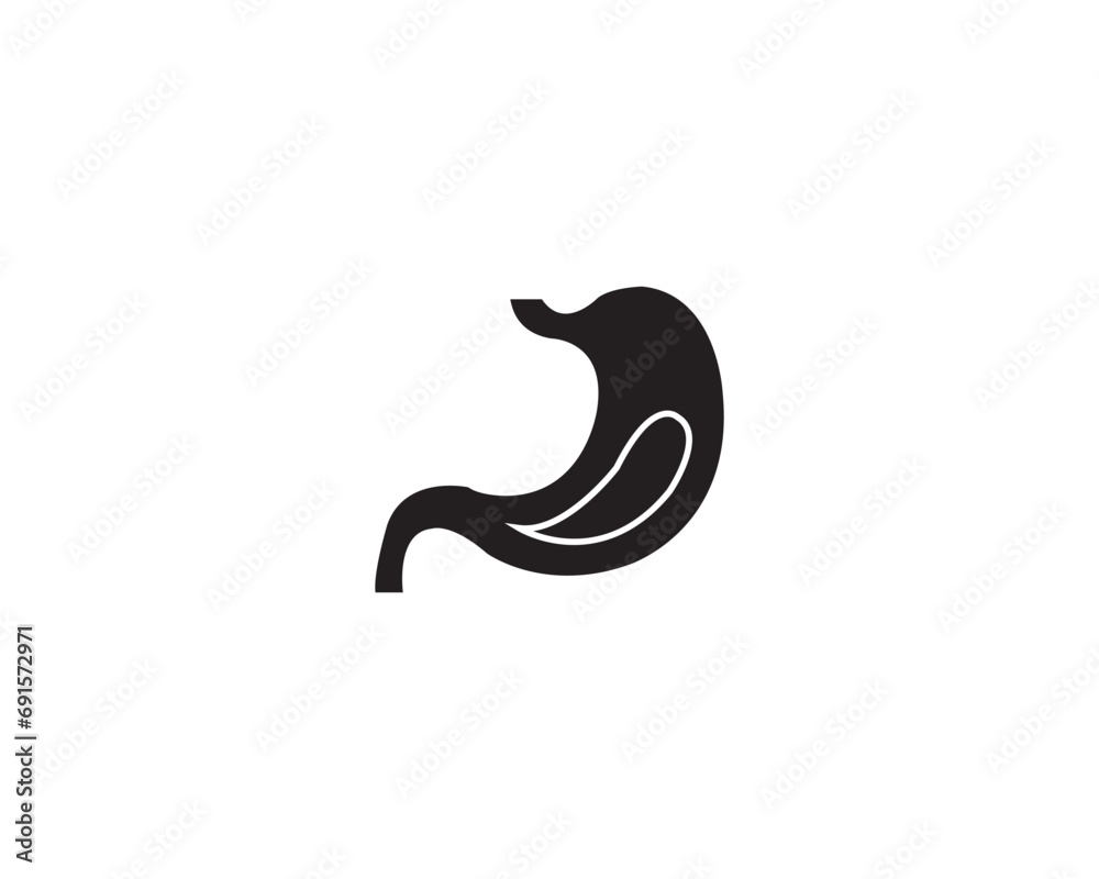 Gastroenterology anatomy icon vector symbol design illustration Gastroenterology anatomy icon vector symbol design illustration