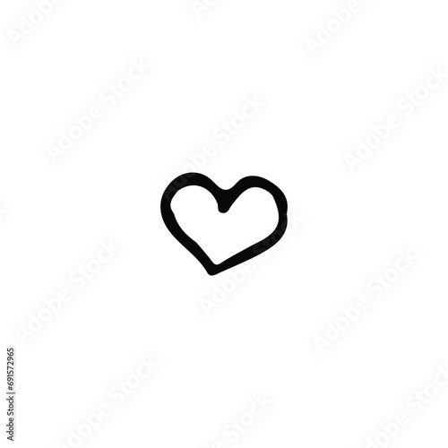 Heart icon. Simple style gift shop big sale poster background symbol. Like button. Heart brand logo design element. Heart t-shirt printing. Vector for sticker.