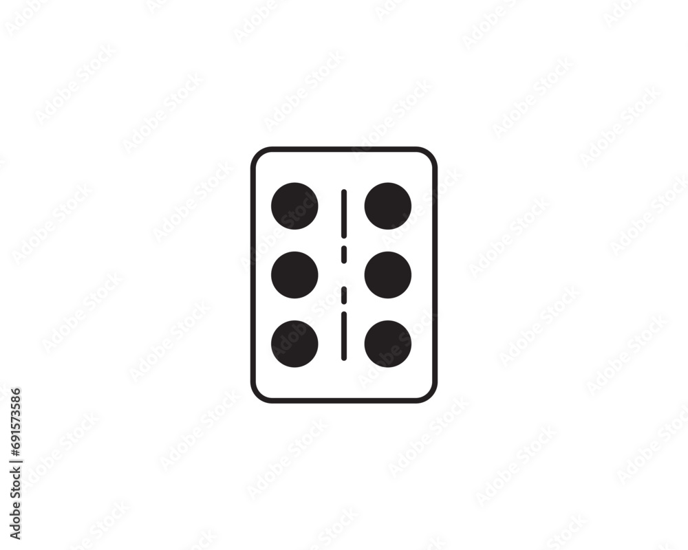 Medicine pill icon vector symbol design illustration. Medicine pill icon vector symbol design illustration.