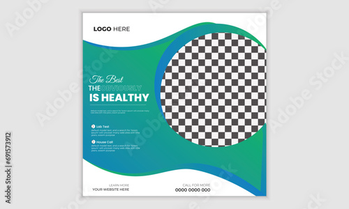 medical social media post design