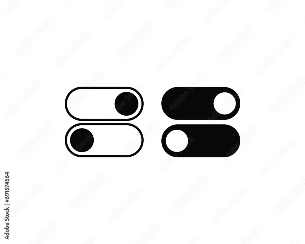 Power on off button icon vector symbol design illustration Power on off button icon vector symbol design illustration
