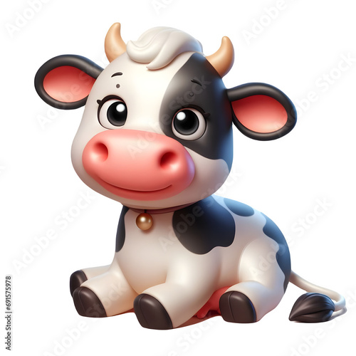 funny cow cartoon