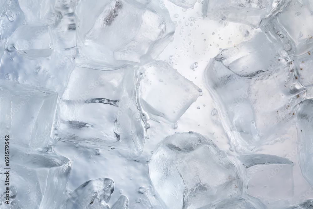 Iced cubes texture, floating, stock background Iced cubes texture, floating, stock background