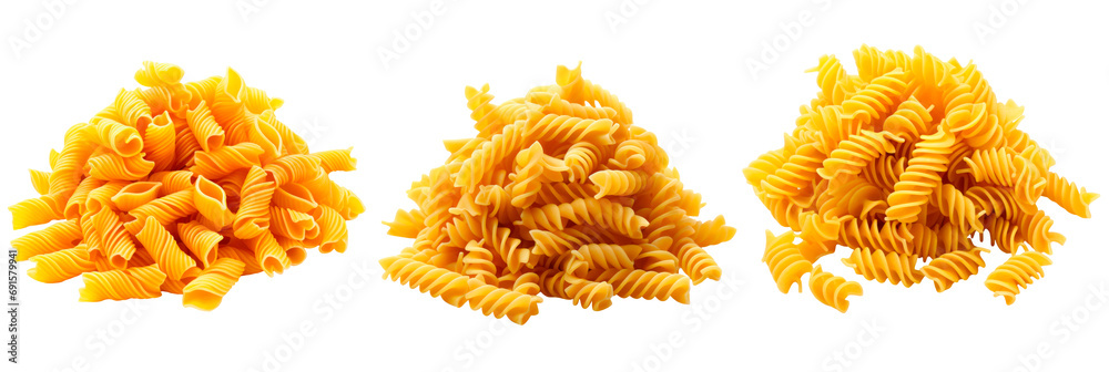 Set of pasta isolated on transparent background Set of pasta isolated on transparent background