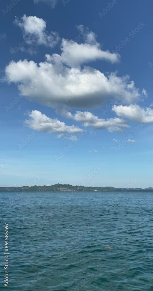 Beautiful summer sea landscape Vertical video
Beautiful summer sea landscape Vertical video