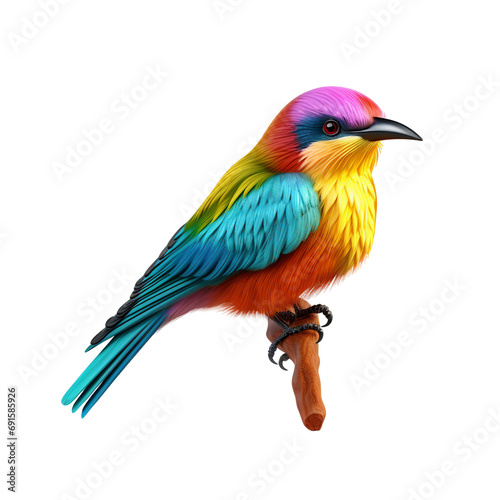 Bright and Colorful Avian Beauty © Bagas