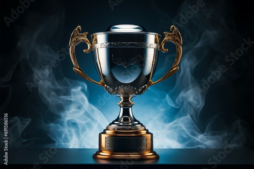 champion Award trophy cup winner concept