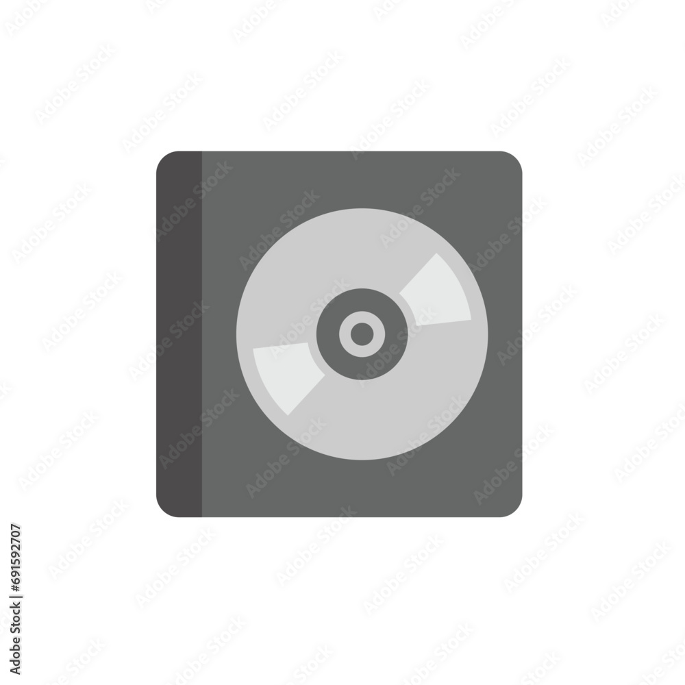 CD music icon set. vector illustration. CD music icon set. vector illustration.