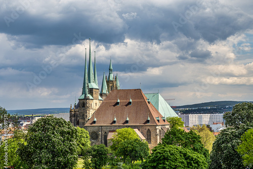 Erfurt Cathedral and Collegiate Church of St Mary, Erfurt, Germany. photo