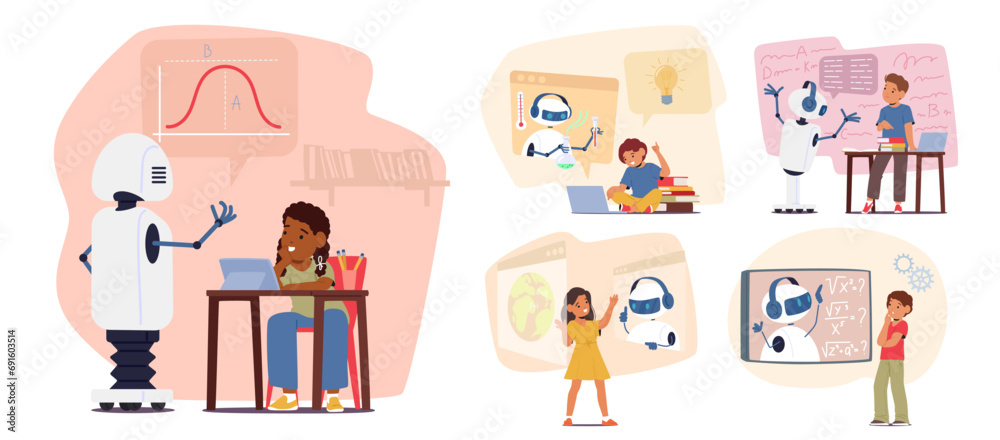 Friendly Chatbot Aids Kids In Learning With Ai Technology, Making School Engaging. It Guides, Answers Questions Friendly Chatbot Aids Kids In Learning With Ai Technology, Making School Engaging. It Guides, Answers Questions