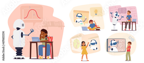 Friendly Chatbot Aids Kids In Learning With Ai Technology, Making School Engaging. It Guides, Answers Questions