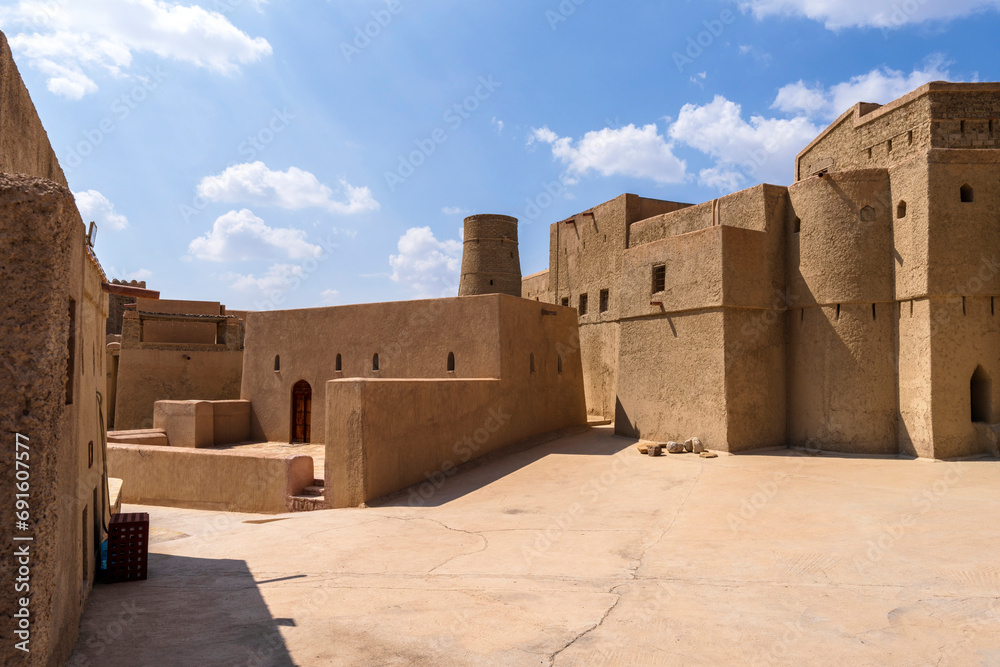 Bahla Fort, historic fortress close to Jebel Akhdar highlands in Oman, a world heritage site Bahla Fort, historic fortress close to Jebel Akhdar highlands in Oman, a world heritage site