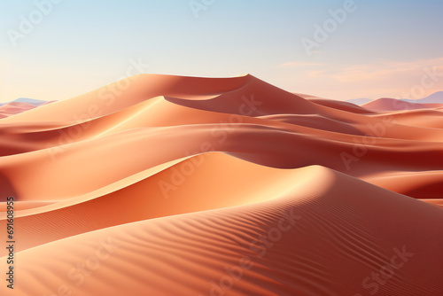 Uninhabited Desert Stretch, Empty Backdrop