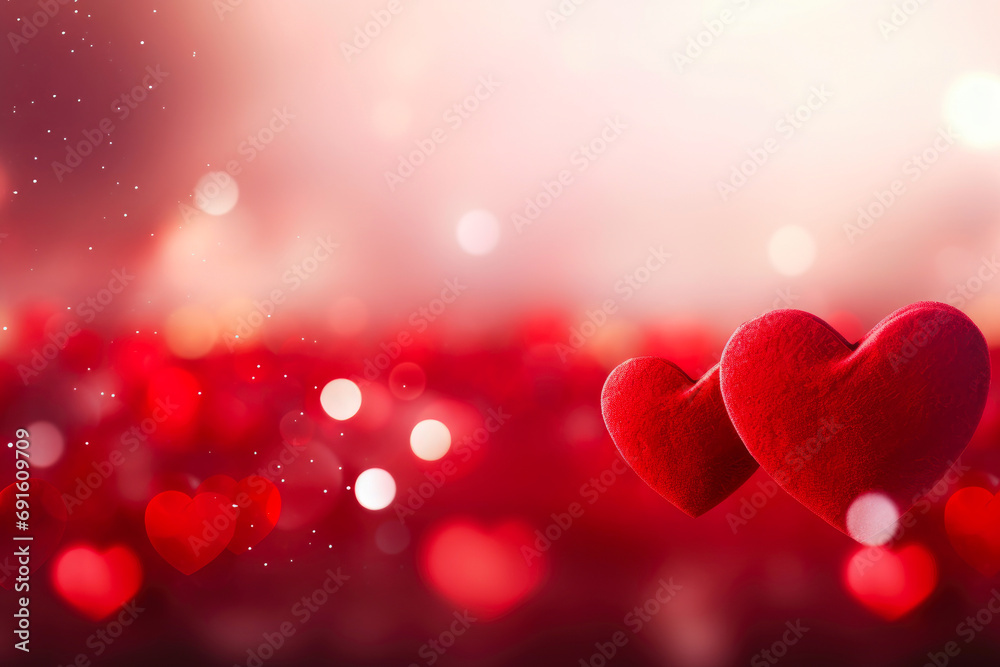 Dreamy Bokeh Hearts for Valentine's