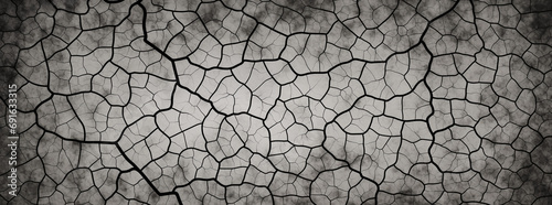 A close-up of a cracked surface texture