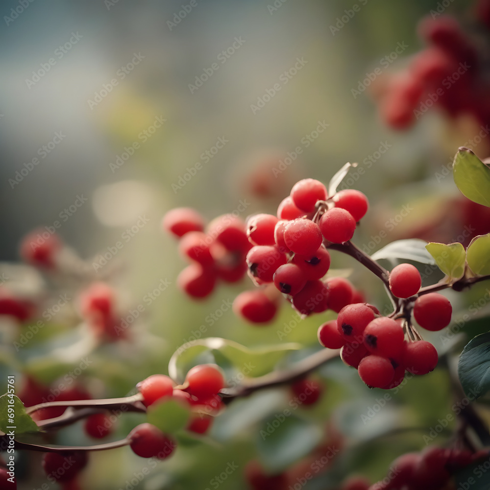 The barberry plant is known for its vibrant red berries and sharp thorns. It is often used in landscaping for its ornamental value, but it also has a long history of medicinal and culinary uses.