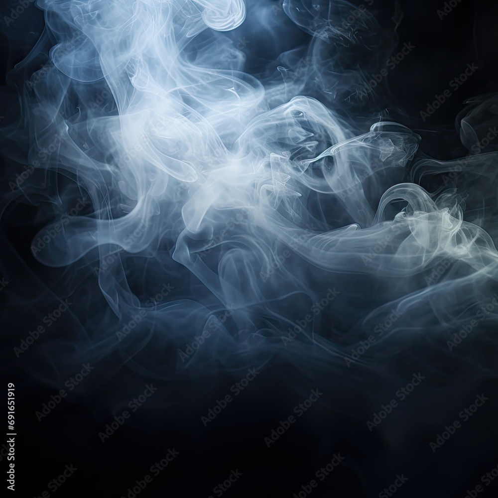 Obraz premium Fog in Darkness, abstract smoke background
