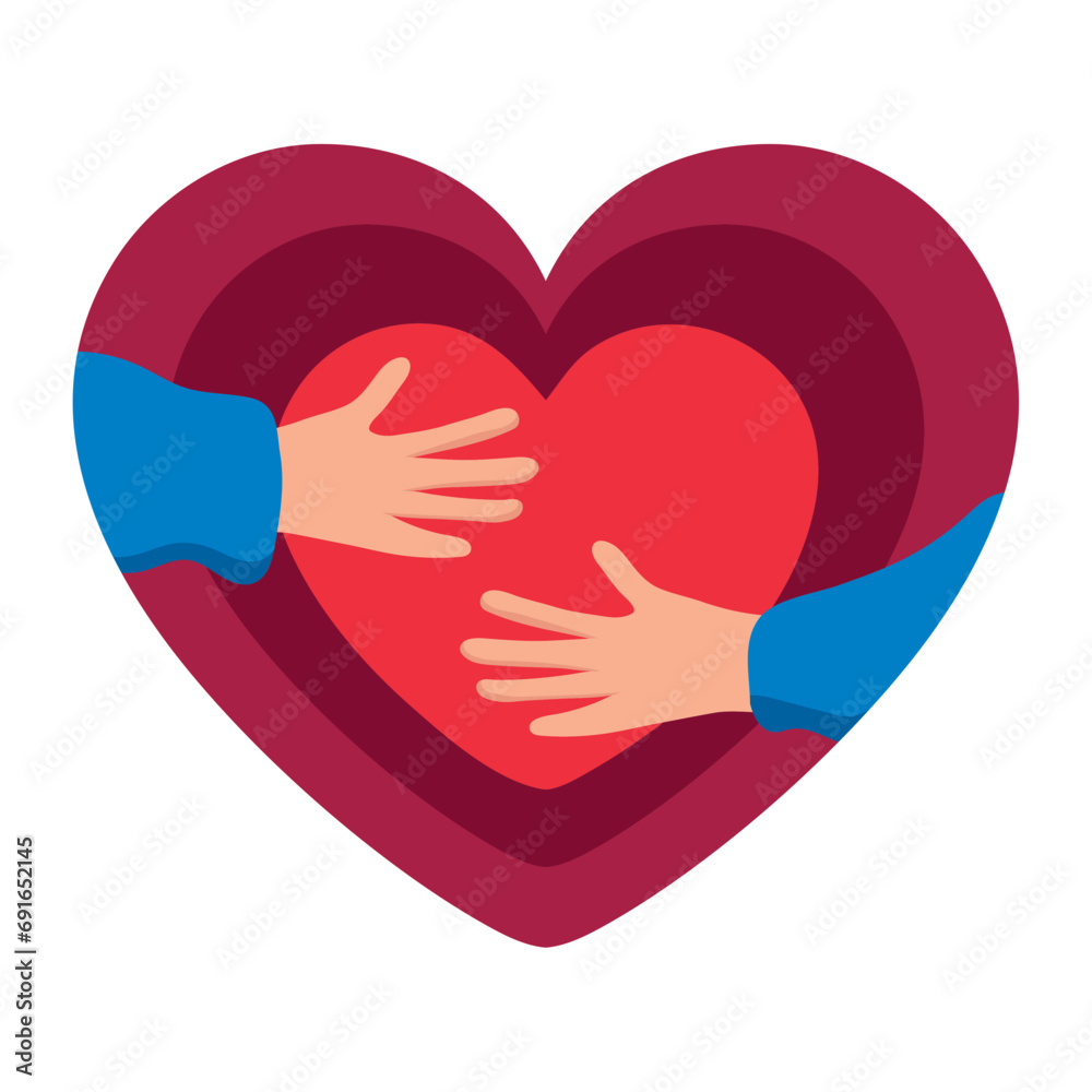 hug day illustration hug day illustration