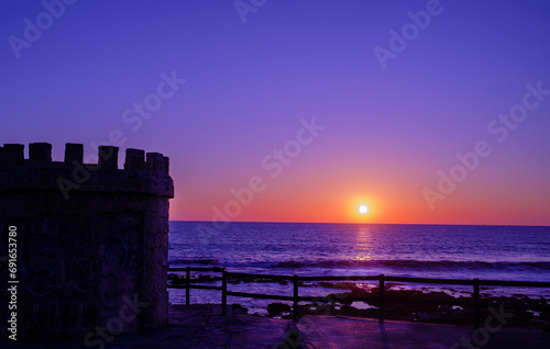 Sunset on the coast of Vista Hermosa