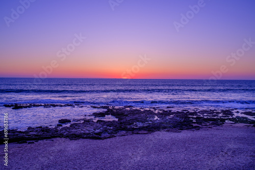 Sunset on the coast of Vista Hermosa