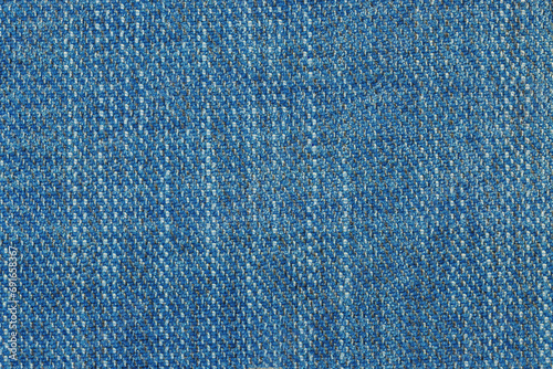 Factory fabric in blue color, fabric texture sample for furniture