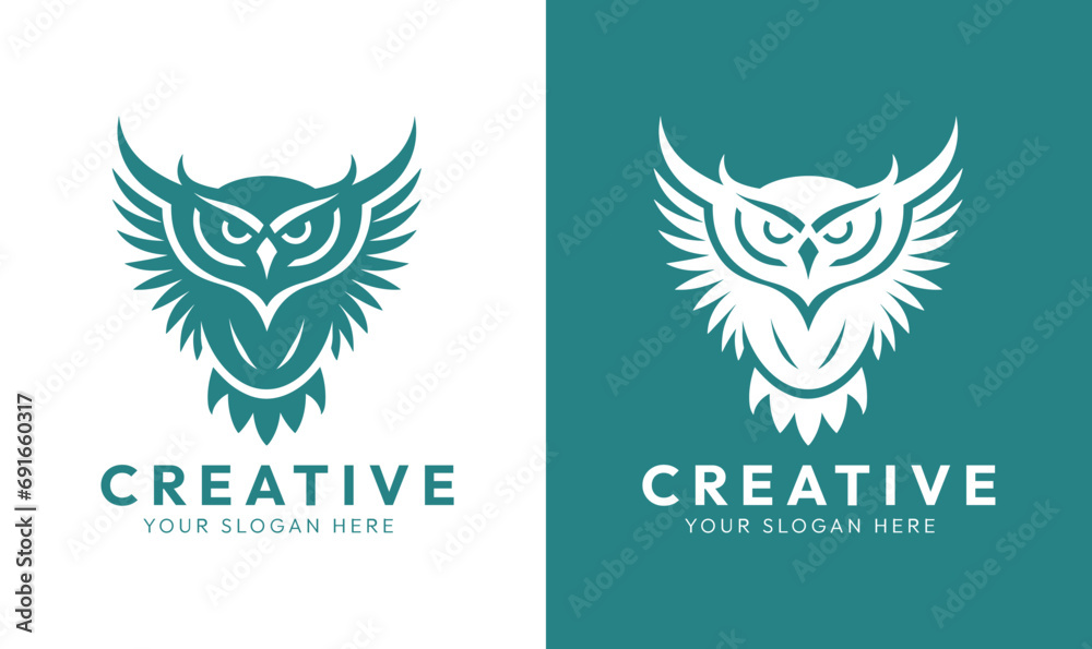 Eagle logo design, eagle minimal logo,