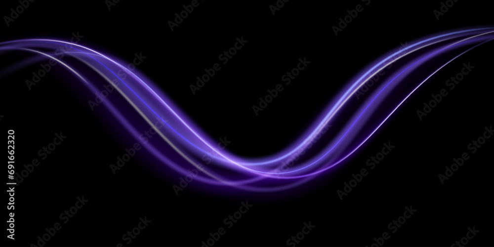 Blue light trail, wave speed, trace line twirl. Abstract light lines of movement and speed with white color glitters. Blue light trail, wave speed, trace line twirl. Abstract light lines of movement and speed with white color glitters.