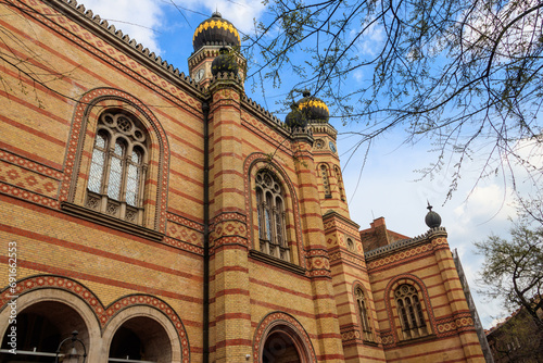 Dohany Street Synagogue also known as the Great Synagogue or Tabakgasse Synagogue in Budapest, Hungary photo