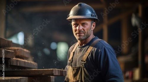 A sawmill worker © Fly Frames