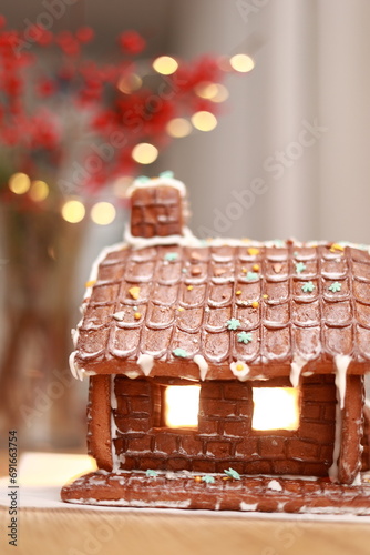 gingerbread house macro 