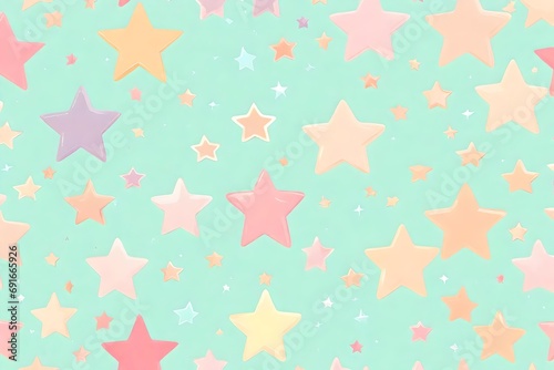 Light colour stars with light colour background 
