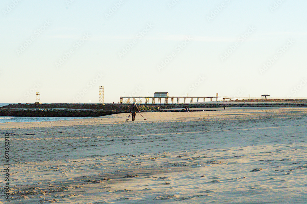 Afternoon on the beach on the New Jersey Shore