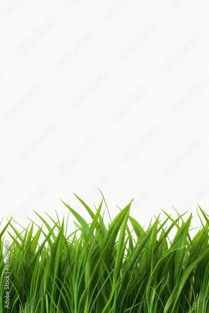 A close-up view of a bunch of green grass. Perfect for nature-themed designs and projects A close-up view of a bunch of green grass. Perfect for nature-themed designs and projects